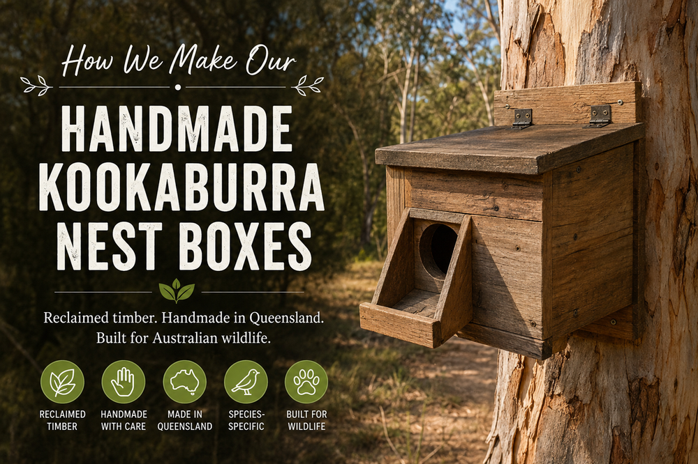 How We Make Our Handmade Kookaburra Nest Boxes
