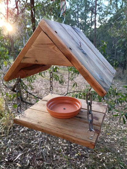 🐦 Handmade Timber Bird Feeder