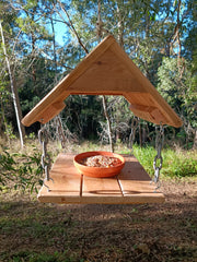 🐦 Handmade Timber Bird Feeder