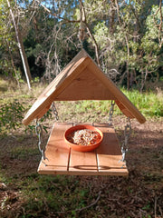 🐦 Handmade Timber Bird Feeder