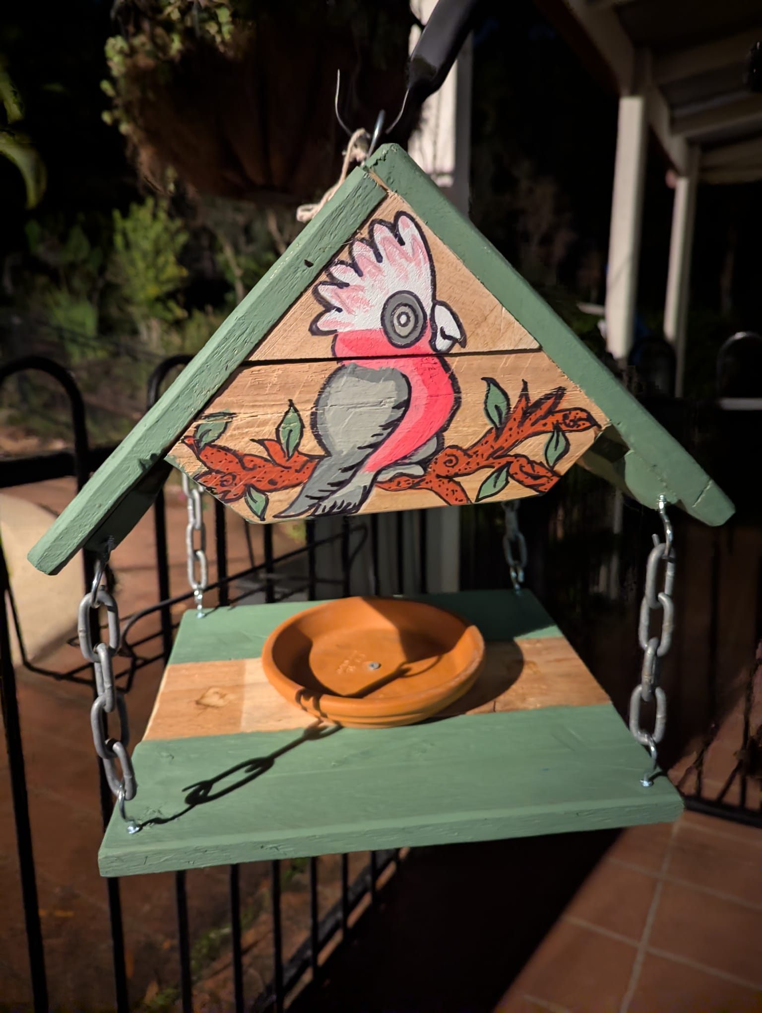 🐦 Handmade Timber Bird Feeder
