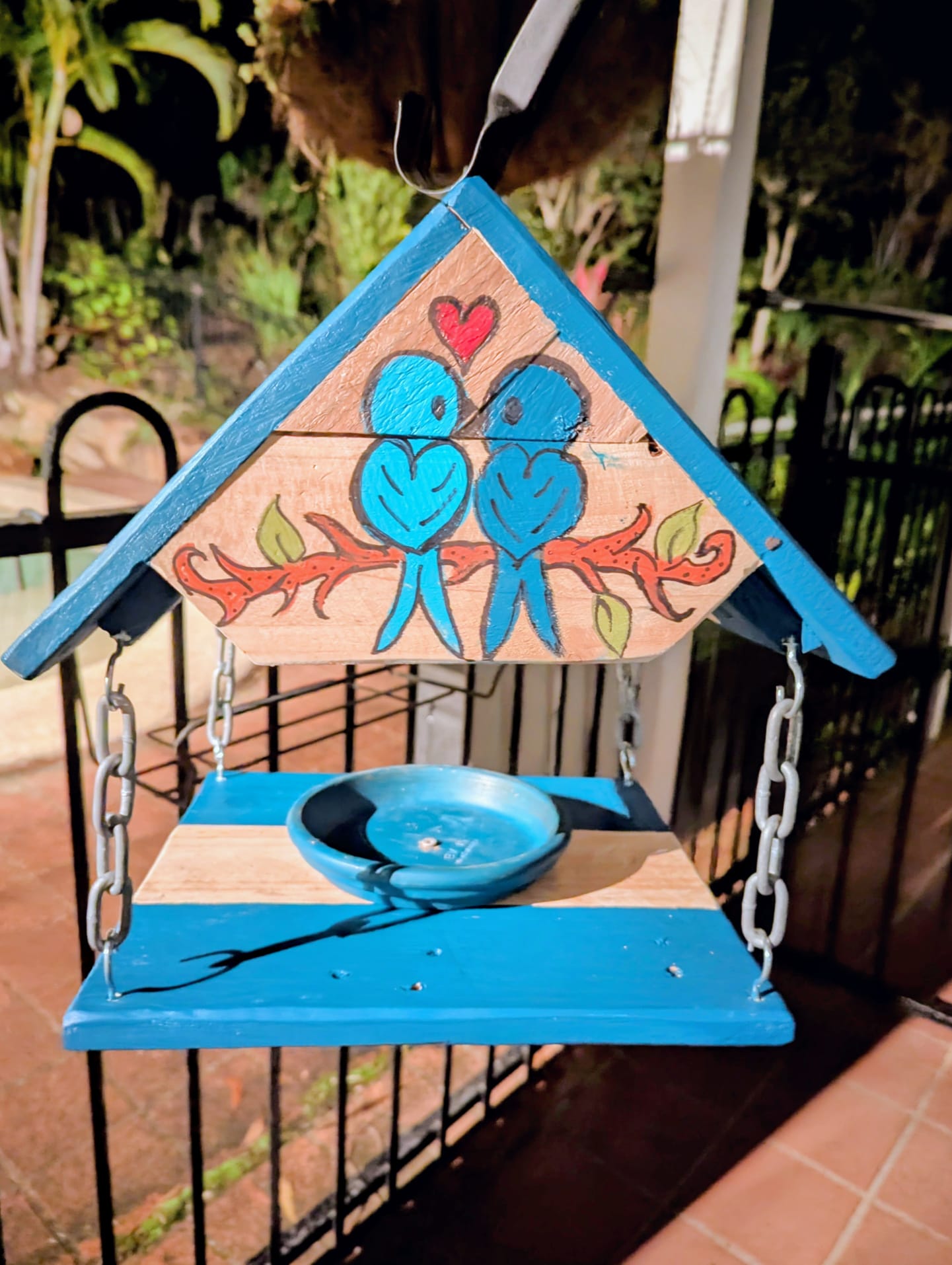 🐦 Handmade Timber Bird Feeder
